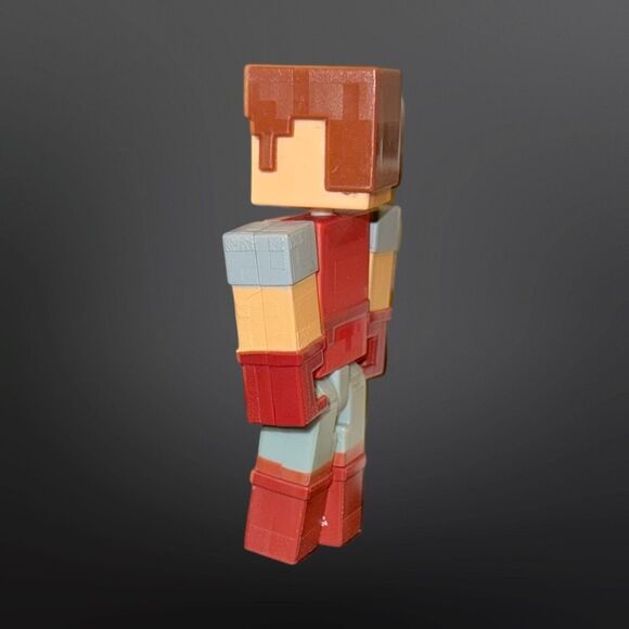 2019 Minecraft Dungeons Hal Figure Battle Figure Loose 3.5” B10 - Picture 3 of 7